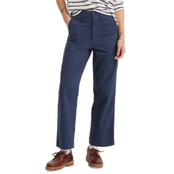 Levi's Pants - Levi's Women's Surplus High Rise Straight Leg Pants in Blue Iris Twill, Size 28